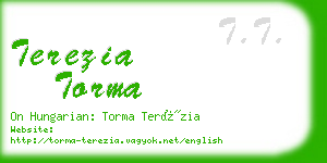 terezia torma business card